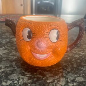 RARE Vintage Anthropomorphic
Orange Pitcher/Mug